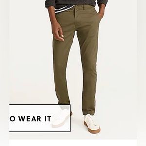 J.Crew - 484 Slim fit stretch chino pant - 33W 32L